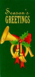 SEASON'S GREETINGS WITH FRENCH HORN