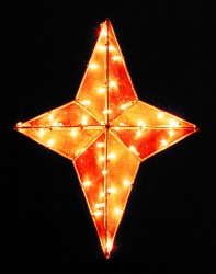 3' 3D NATIVITY STAR TREE TOPPER