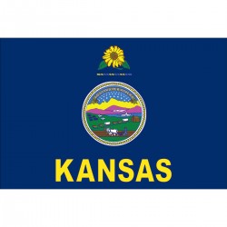 KANSAS POLY-MAX OUTDOOR STATE FLAGS