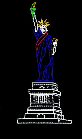 30' X 15' LADY LIBERTY ON MONUMENT