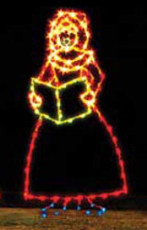 Caroling Woman