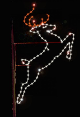 LEAPING DEER