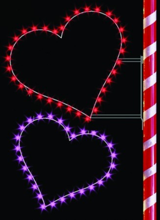 SILHOUETTE DOUBLE HEARTS