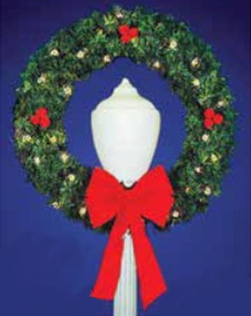 WREATH WITH BOW