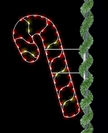 SILHOUETTE SWIRL CANDY CANE