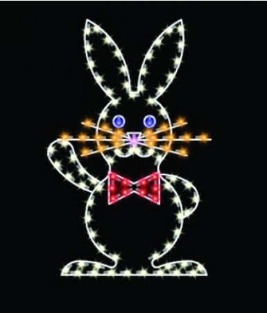 5' SILHOUETTE EASTER RABBIT
