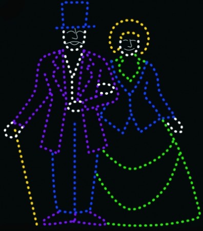 VICTORIAN COLONIAL COUPLE