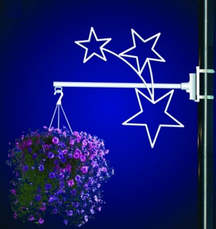 STARS FLOWER BASKET HOLDER