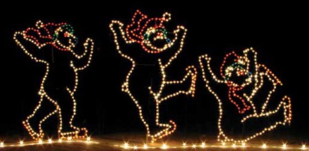 ICE SKATING BEAR' FALLING