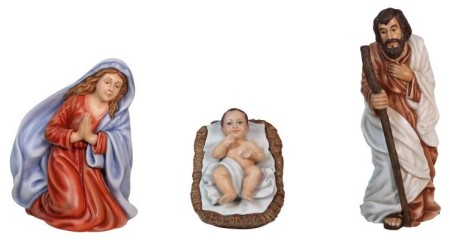 3- Piece Fiberglass Nativity Scene