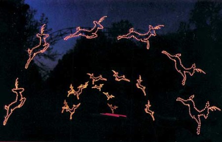 38' x 25'  ANIMATED LEAPING DEER ARCH
