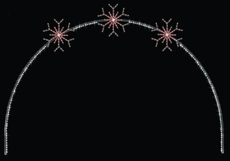 23' x 34' ARCTIC SNOWFLAKE ARCH