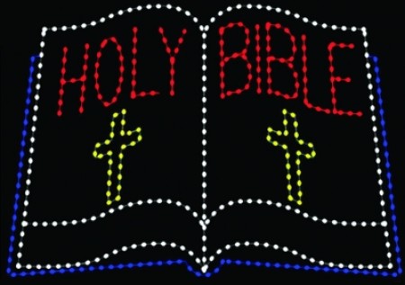 8' x 13' HOLY BIBLE