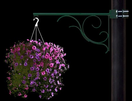 ROYAL SCROLL FLOWER BASKET HOLDER