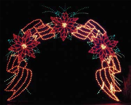 POINSETTIA PORTAL ARCH 40' X 29'