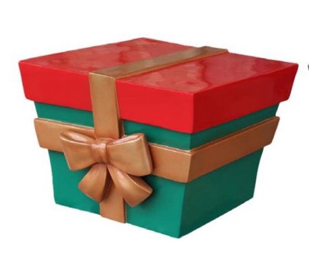 Red & Green with Gold Bow
