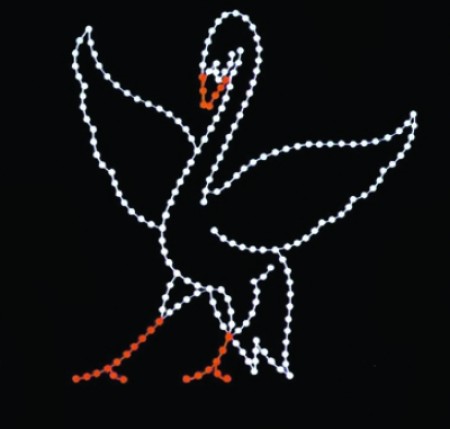 12' SILHOUETTE SWAN (WINGS OUT)