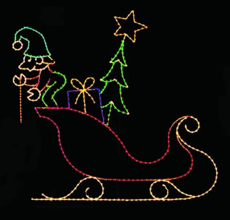 18' ELF AND SLEIGH