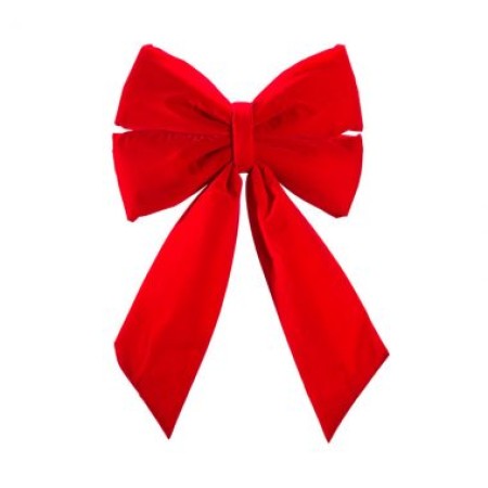 12" Structural Bow - Red Velvet