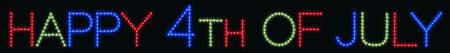 HAPPY 4TH OF JULY SIGN