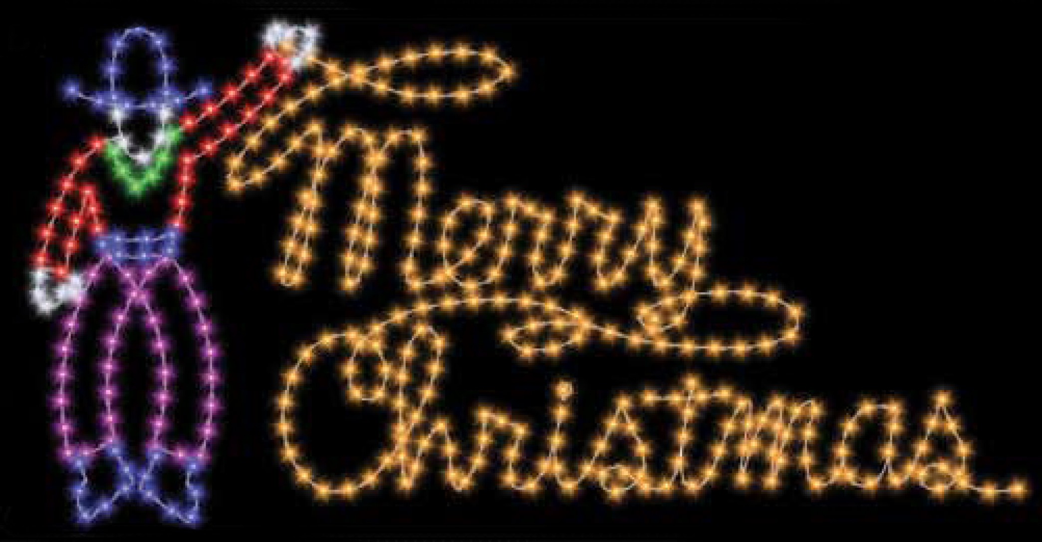 Christmas Live Roping 6' x 10' COWBOY ROPING MERRY CHRISTMAS