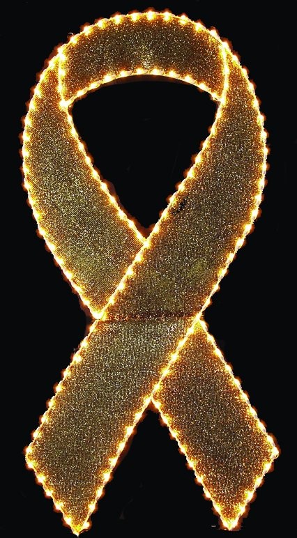 Yellow Shimmer Ribbons YELLOW RIBBON