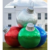 GIANT ROUND FIBERGLASS ORNAMENTS