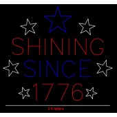 SHINING SINCE 1776 WITH STARS