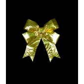 24" STRUCTURAL 3-D GOLD METALLIC 4 LOOP BOW