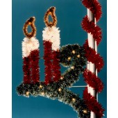 6' DOUBLE CANDLE SCROLL