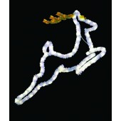 Flying Reindeer with garlands