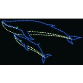 9' x 16' MAMA WHALE & CALF