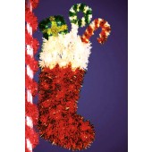 STOCKING - WITH GARLANDS