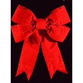 Structural 3-D Bow with Red Nylon