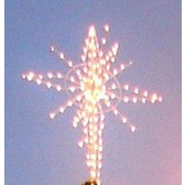 SILHOUETTE 3-D NATIVITY STAR TREE TOPPER
