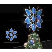 SNOWFLAKE TREE TOPPER 3-D