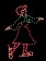 7 1/2' Victorian Woman Skater