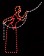 7 1/2' Victorian Woman Tree Trimmer