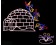 IGLOO WITH SLIDING PENGUIN