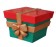 Red & Green with Gold Bow