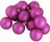 Purple Matt Finish Metallic Ornaments