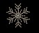 DELUXE FORKED SNOWFLAKE