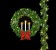 With Pine Cones & Red Bow