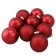 Red Matt & Gloss Finish Metallic Ornaments